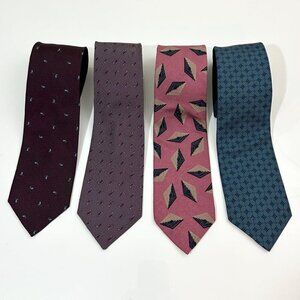 Men's Silk Ties, Bundle of Four, Made in USA